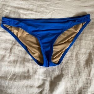J.Crew Bright Blue Bikini Bottoms M